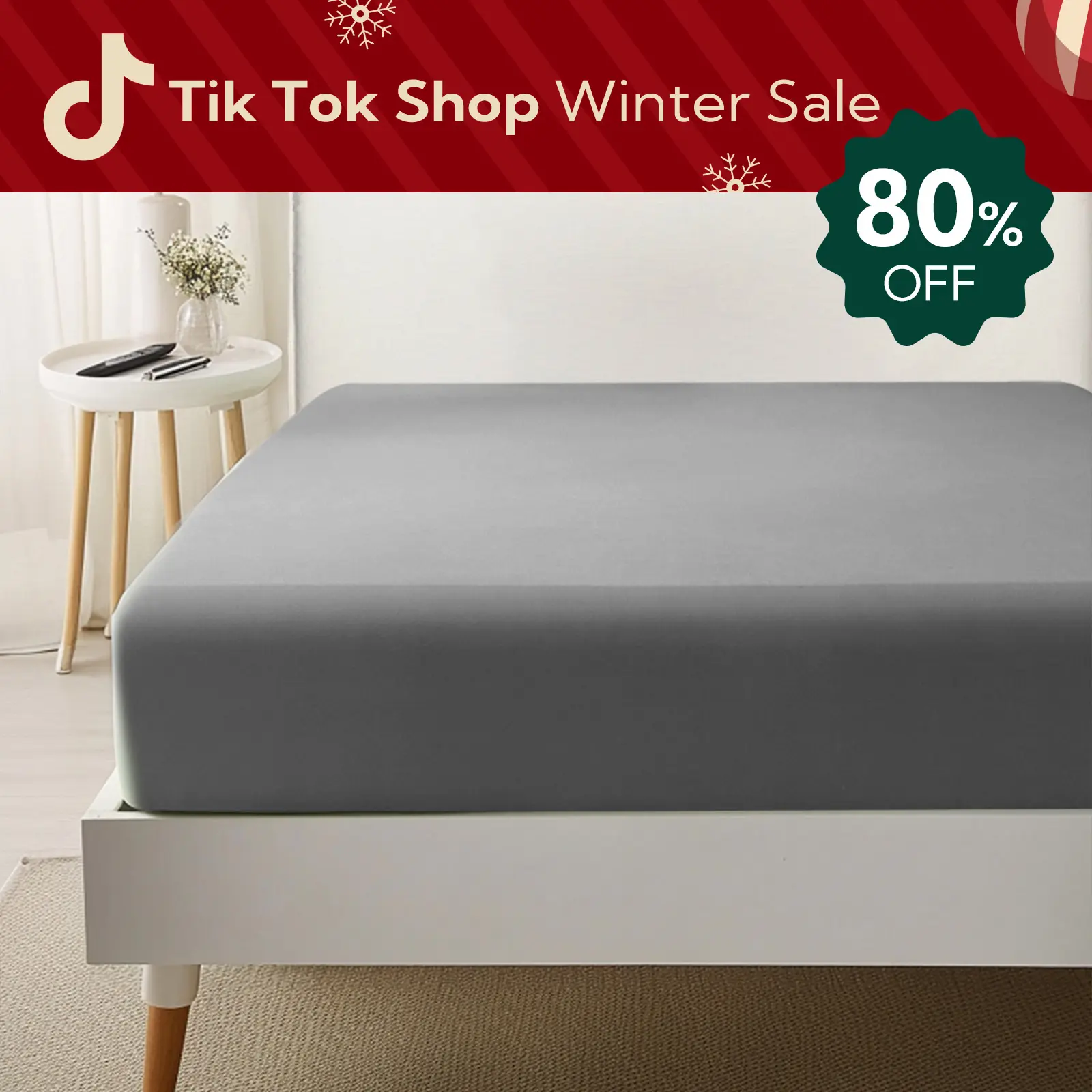 MILDLY Large Fitted Sheet - Deep Pocket, Soft Microfiber, Shrinkage & Fade Resistant, Easy Care, Durable Bedding Accessory, OEKO-TEX Certified mattress topper