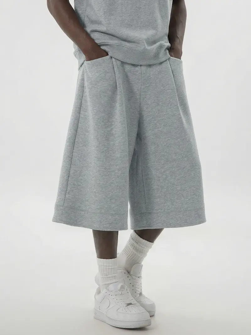 Grey sweat shorts - TikTok Shop