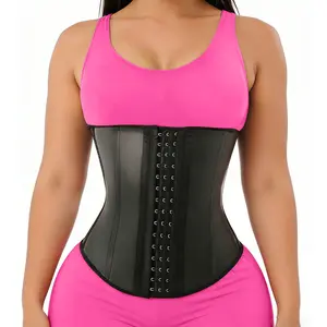 Women's Underbust Latex Sport Girdle Waist Trainer Corsets Tummy Control Waist Cincher Workout Body Shaper Compression Fit Waist Shapewear Womenswear