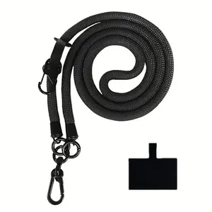 Solid Color Adjustable Mobile Phone Lanyard, 1 Count Practical Anti-lost Neck Lanyard, Portable Phone Strap for Men & Women Outdoor Use Phone Strap Holder
