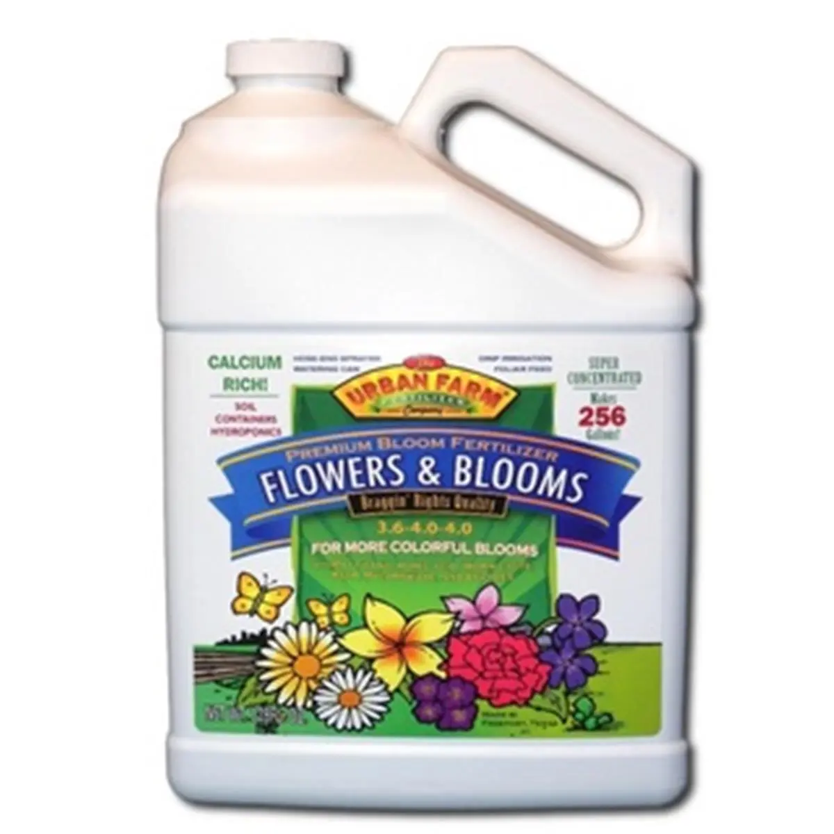 212 MAIN Hand-Crafted High Phosphor Microbrewed Gardening Fertilizer, 128 Fl Oz, Blooming Boost for Flowering Plants, Hydroponics-Compatible