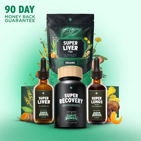 Healthy Habits Bundle - Super Liver + Super Lungs + Super Recovery + Super Liver Tea