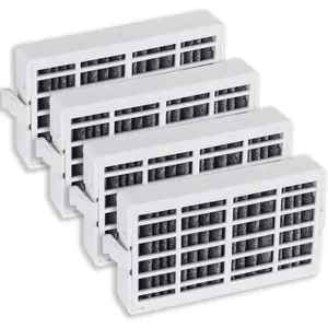 Flow Air Filter - Compatible with Whirlpool  Refrigerators - Replaces AIR1 W10315189 W10335147 AP4538127 2319308 - PACK OF 4