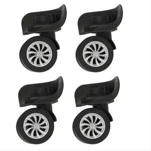 4 Pack Luggage Replacement Wheels, Replacement Luggage Suitcase Spinner Wheels, Universal Swivel Wheel for Luggage