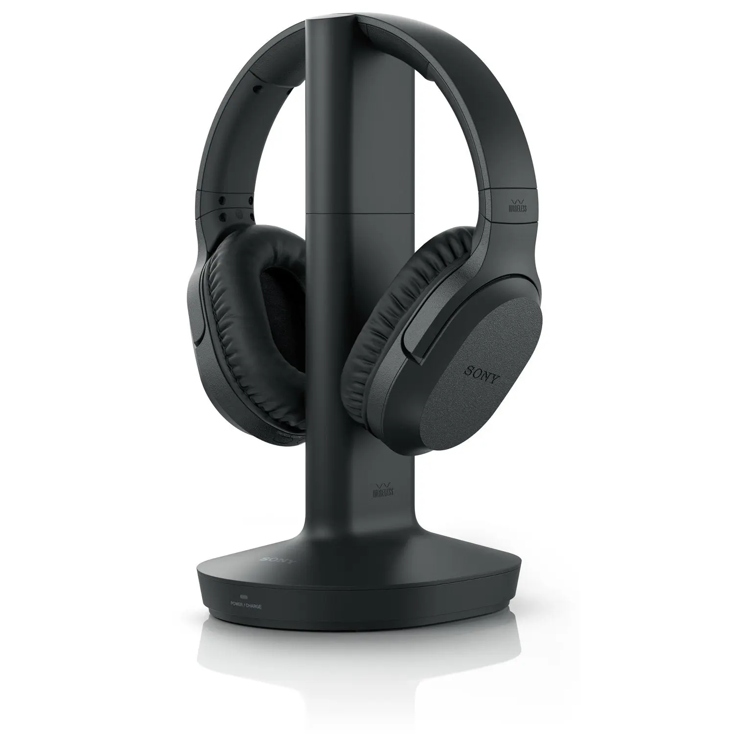 Sony WH-RF400 Noise Isolating Closed-Back Wireless Home Theater Headphones (Black) with Audio Controls, Button Operation, Charging Functionality