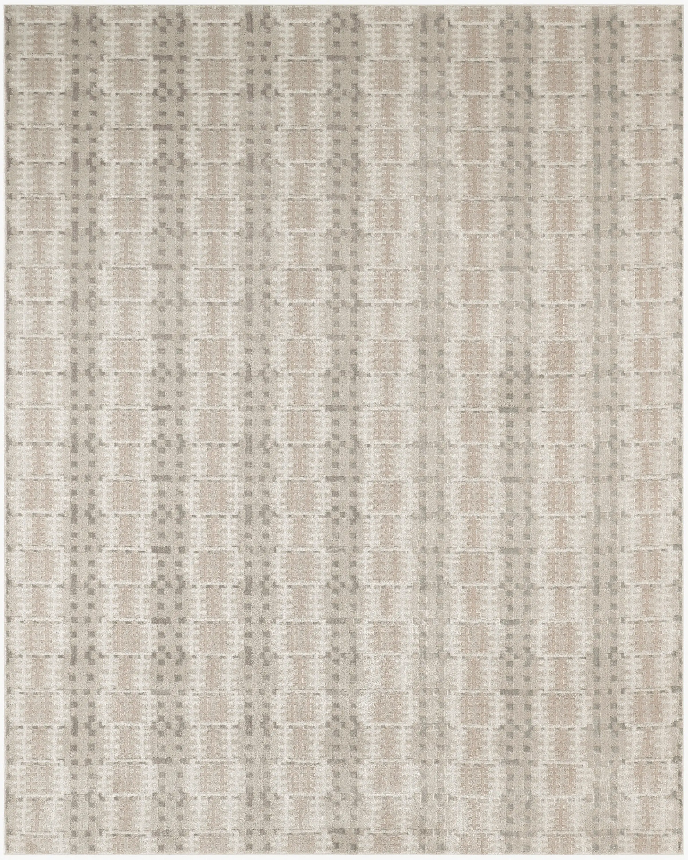 Nourison Home Nordic NRC08 Ivory Multicolor Contemporary Power-loomed Rug