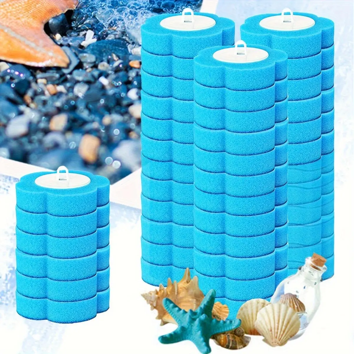 One-time toilet brush replacement head, Easy installation design, suitable for bathrooms and commercial use, bathroom accessories, Household cleaning products, toilet hygiene, compact storage design, Bathroom Cleaning Tool, Cleaning Supply