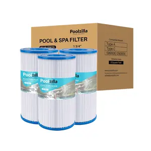 Poolzilla Replacement Pool Filter for Type A or C, Intex 29000E/59900E, Easy Set Pool Filters, Summer Escapes or Summer Waves