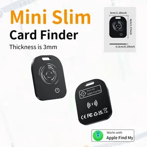 Hidden Car GPS Tracker: Mini Size, Weatherproof Magnetic Case, No Monthly Cost,Location Tracking, Anti-Loss Device – Works with Apple Find My (iOS Exclusive)