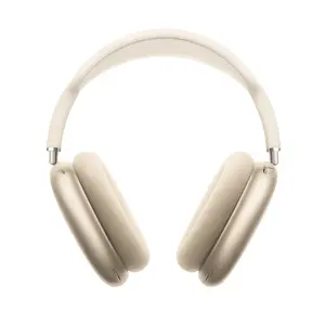 Apple AirPods Max Wireless-Starlight Over-Ear Headphones Starlight Color Earbud Style Headset for Audio and Electronic Use