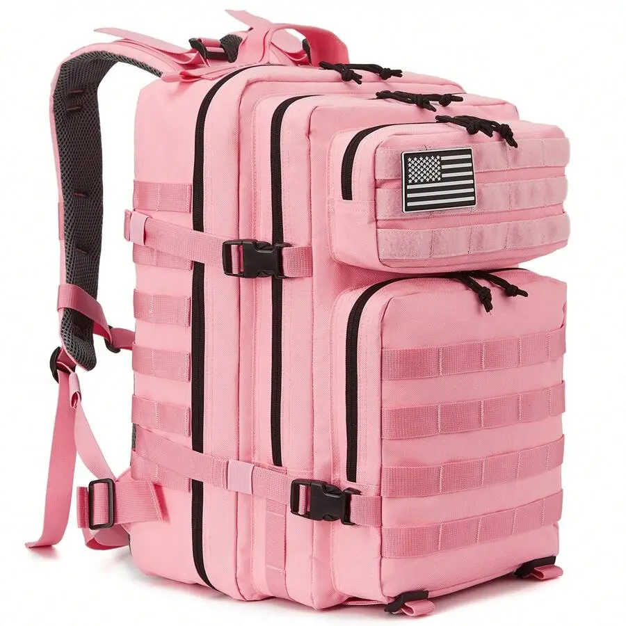 Color collision 45L Tactical Assault Backpack Assault Pack Waterproof Rucksack Tactical Backpacks Multi Purpose Outdoor Professional Equipment