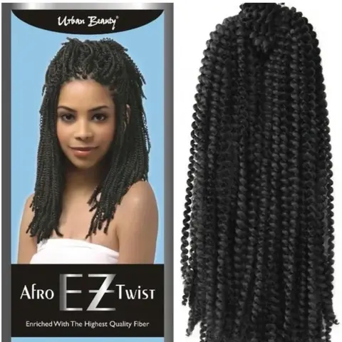 Urban Beauty Afro EZ Twist - Enriched with the Highest Quality Fiber Hair Extension