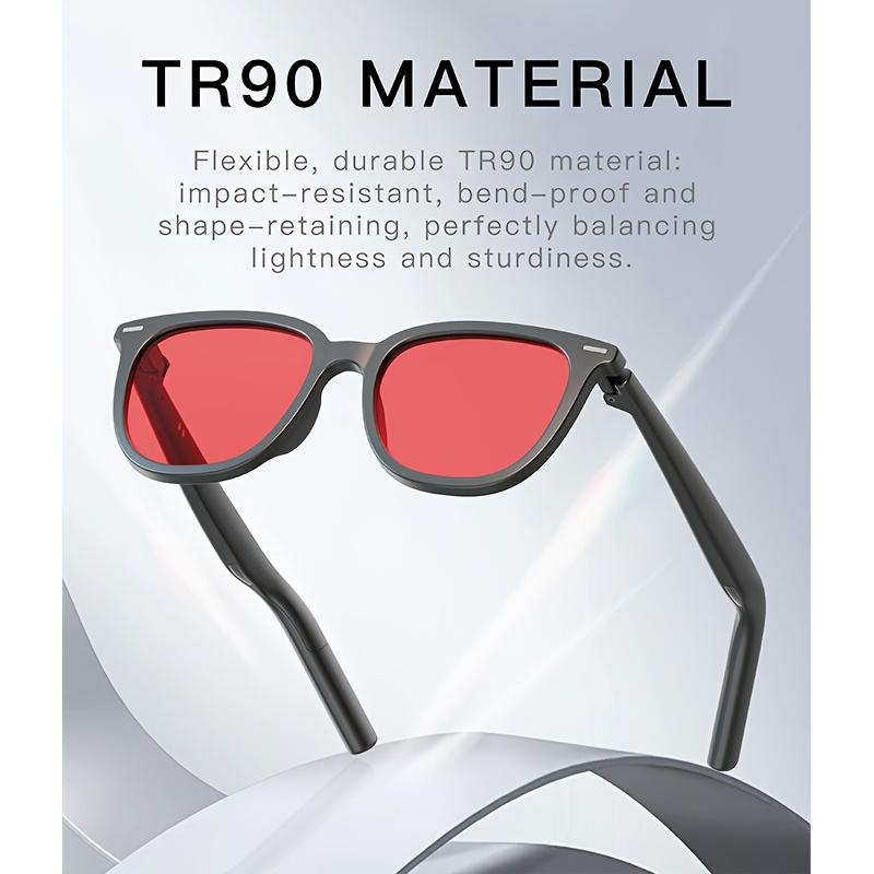 AI Smart Bluetooth Glasses for Men and Women, Gradient Tint,Real Time Translation, Voice Assistant, Hands-Free Calls, Indoor Protection for Iphone Android Music,Open-Ear Audio for Travel, Work Vlog