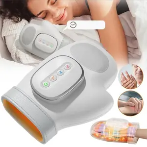 Therapeutic Hand Massager with Heat Therapy & Compression - Arthritis Pain Relief & Muscle Recovery, 3D Compression with 13 Airbags for Office Workers/Gamers/Post-Surgery Care Compression Relax