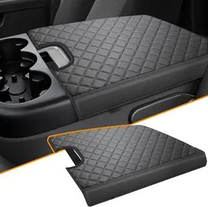 Center Console Cover Fit for Silverado Tahoe Sierra Yukon Suburban 2007-2013 Jump Seat Console, Car Armrest Seat Box Cover, Car Arm Rest Covering, Arm Rest Cushion Pad