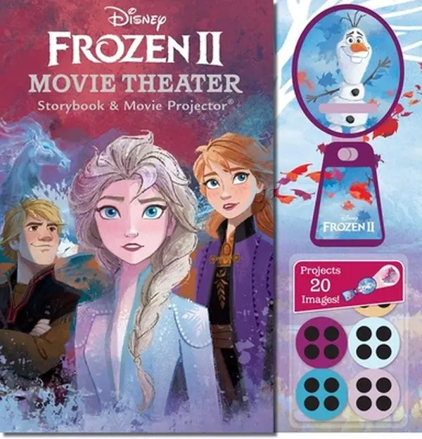 Disney Frozen 2 Adventure Enchanted Forest Interactive Illustrated Storybook with Movie Projector - Hardcover by Marilyn Easton