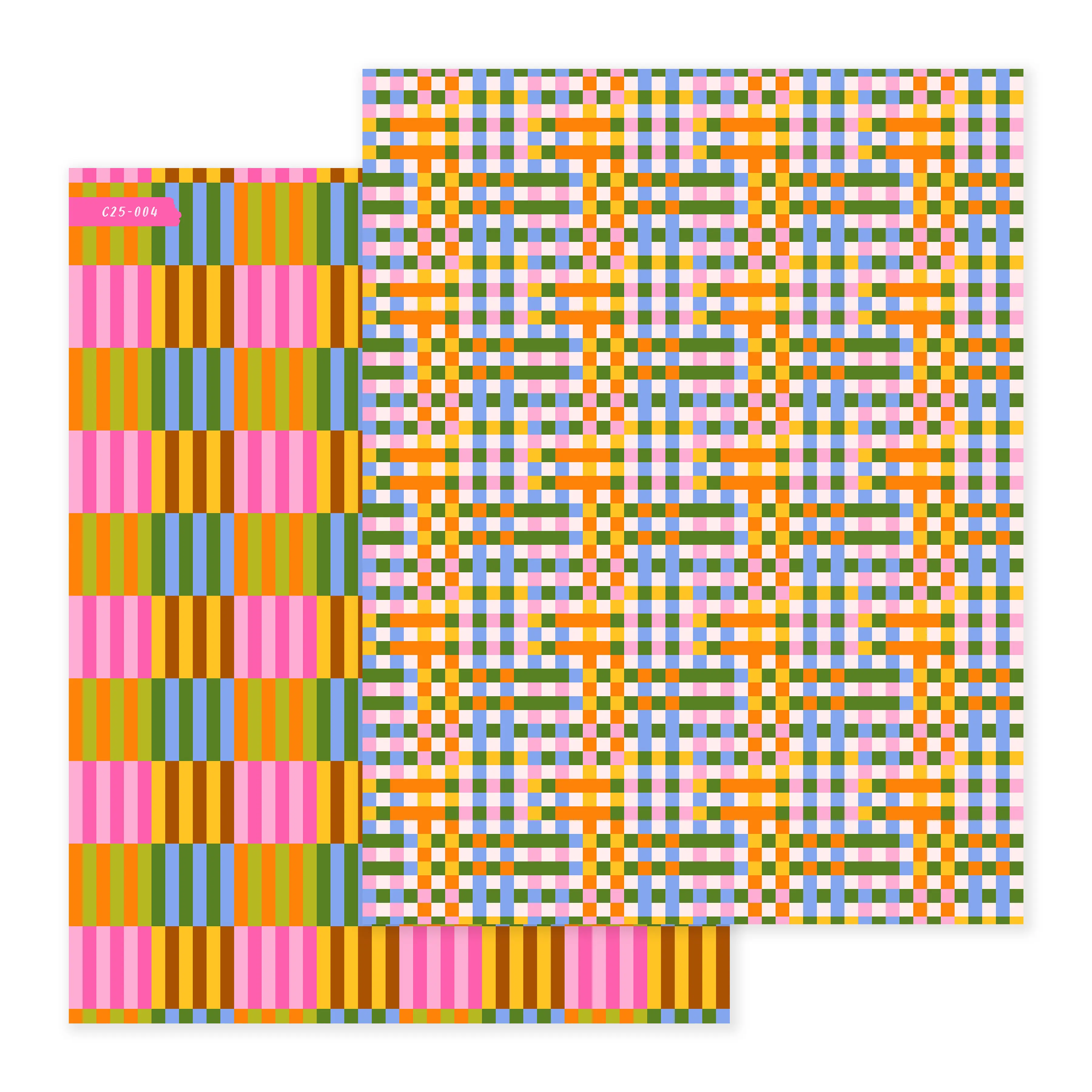 Woven Colorblock | Scrapbook Paper