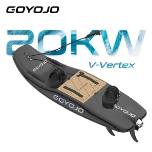 GOYOJO Full Carbon Fiber Electric Surfboard - 20kW 75Ah Battery 55MPH Ultra Light Jetboard for Casual & Competitive Surfing Surf Cube paddle board