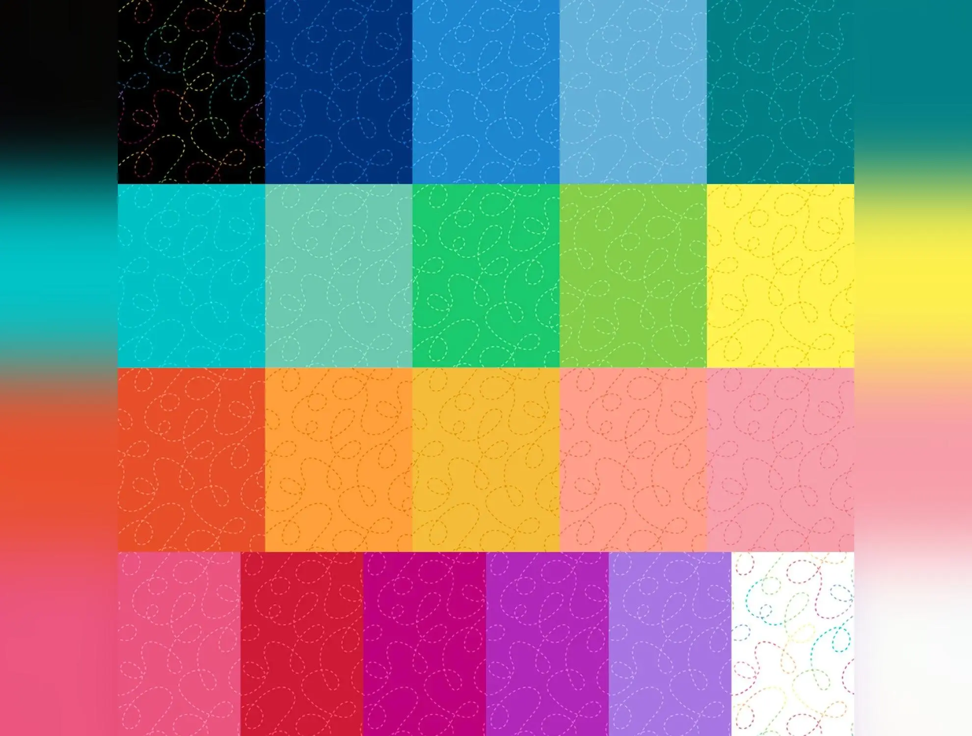 One Stitch Two Stitch | 5" Charm Pack by P&B Textiles | 42 pcs