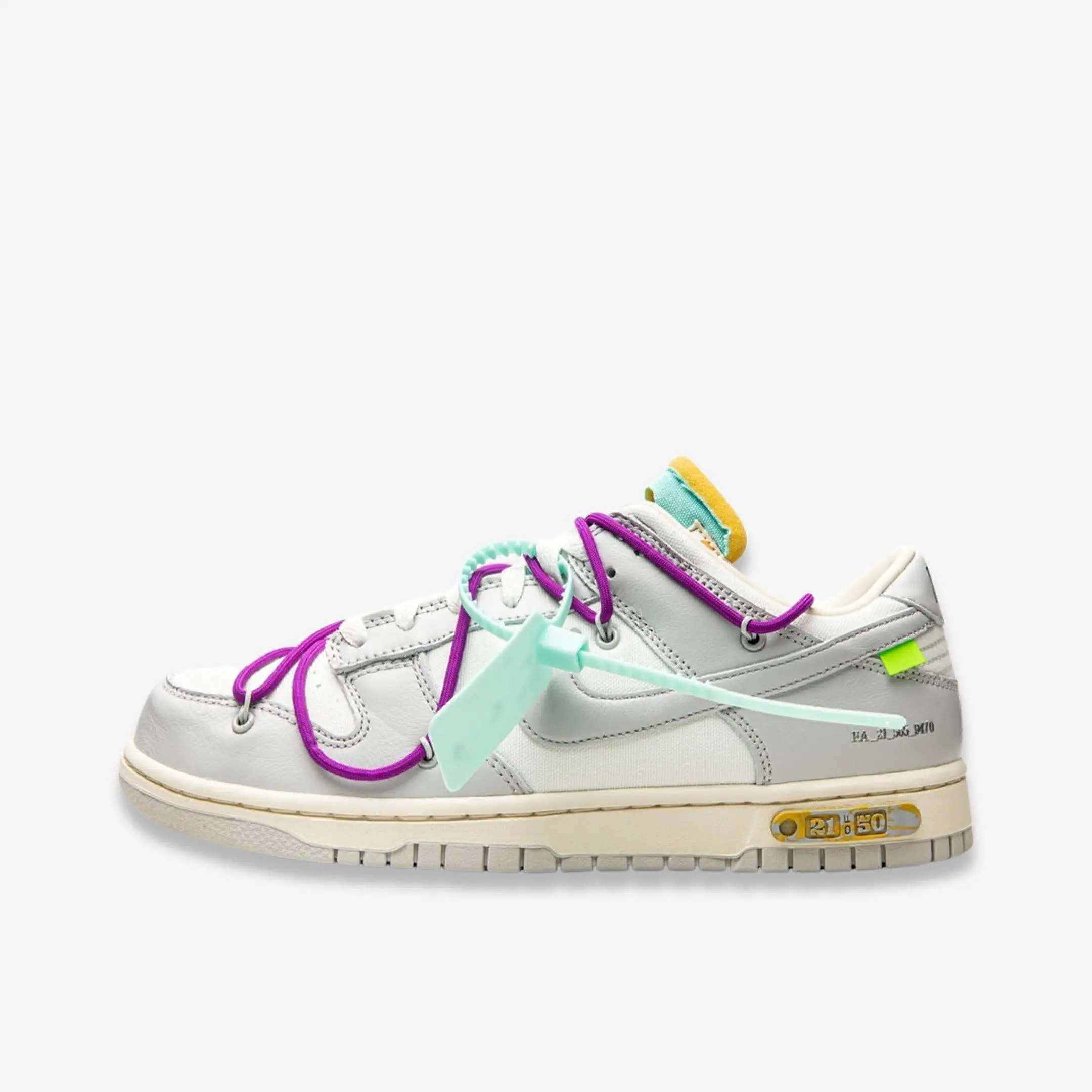 Nike Dunk Low x Off-White 'Lot 21 of 50' (2021)