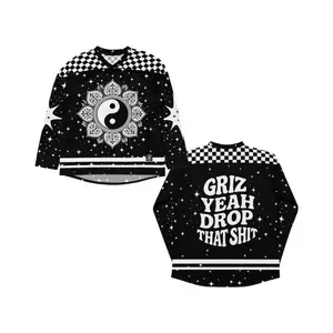 GRiZ Yeah Drop That Shit Rave Jersey, Psychedelic Festival Outfit, Comfy Outfit for Bass Music Lovers