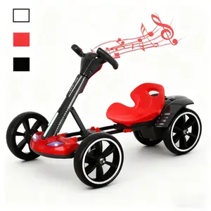 Kid's Electric Go Kart - Foldable Ride-On Toy with Remote Control for No Assembly required - Children's Toy Car with Dual Motor