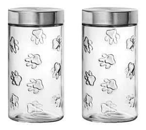 10 Strawberry Street Set of 2 Maxwell Treat Canister, Large