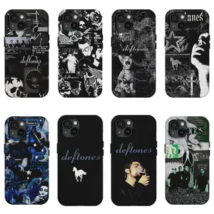 Band D-Deftones Y2K Gothic INS Fashion Cool Phone Case For iPhone 17 16 15 14 13 12 11 Pro Max Air Plus Anti Fall Matte Protective Drop-proof Gift Unique Design