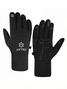 1pc with  Astro Logo Kpop group debut t  winter gloves sports gloves Touch Screen Soft Touch Outdoor Sports adult warm gloves Comfortable winter gifts Premium Quality