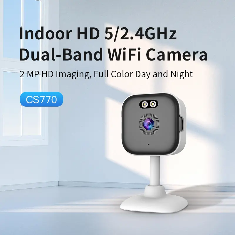 Vsunbaba Smart Outdoor Security Camera – 1080p HD Video, Night Vision, Motion Detection, Wi-Fi, Two-Way Audio, Smartphone Control Lens