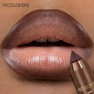 Velvet Lipstick Pencil Sexy Red Long-lasting Plumping Lip Glaze Plump Non-stick Cup Lipstick Natural Outline Lips Lipliner Pen Makeup