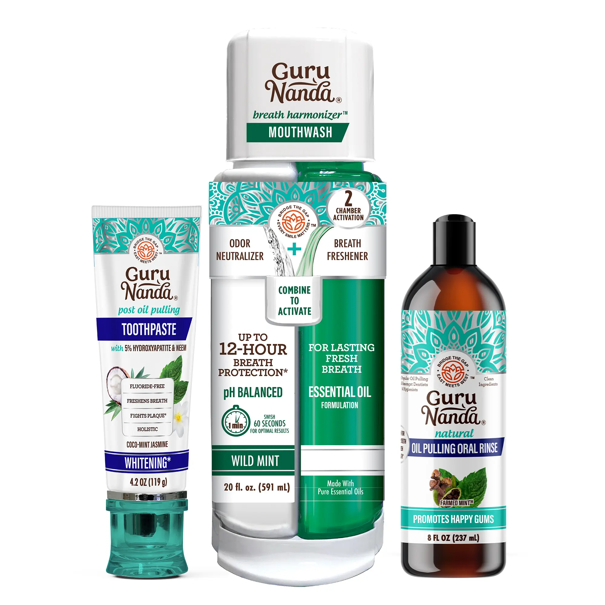 CEO's Favorites - Toothpaste + Cocomint 8oz Pulling Oil + Breath Harmonizer Dual Barrel Mouthwash CEO's Favorites - Toothpaste + Cocomint 8oz Pulling Oil + Breath Harmonizer Dual Barrel Mouthwash