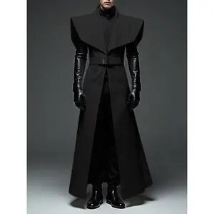 Men's Long Sleeve Solid Color Open Front Cardigan, Comfortable Breathable Fabric, Skin-Friendly Streetwear, Perfect for Casual