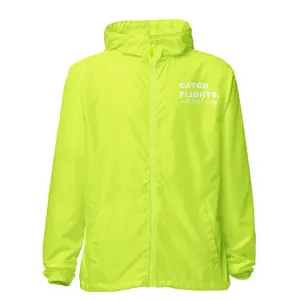 Catch Flights, Not Feelings Windbreaker Breathable Fabric