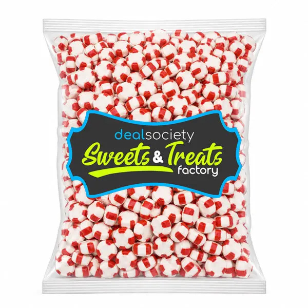 2 Pounds - Red Bird Soft Peppermint Candy Puffs Individually Wrapped Peppermint Mints