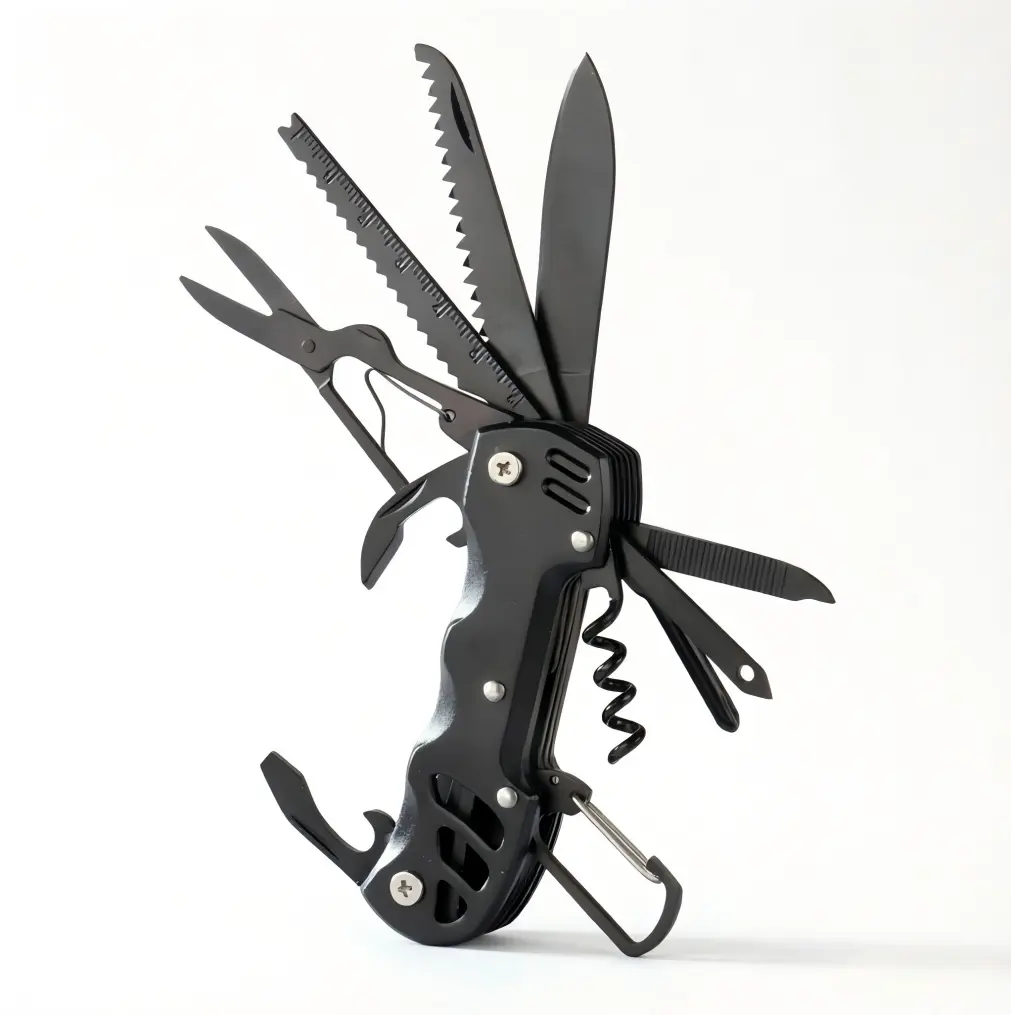 13 in 1 Multitool Knife Foldable Stainless Steel Survival Gear for Camping Hiking EDC