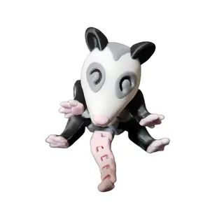 Blossom the Opossum – 3D Printed Articulated Fidget Toy | Keychain, Magnet & Trash Can Option