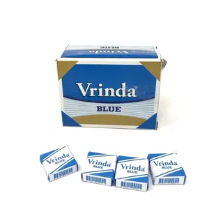 Vrinda Blue Squares Anil 4 for $5 - Pack of 4 Blue Products by Vrinda Brand