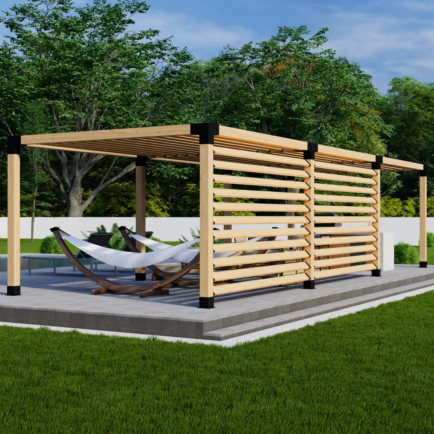 Freestanding Garden Pergola Kit