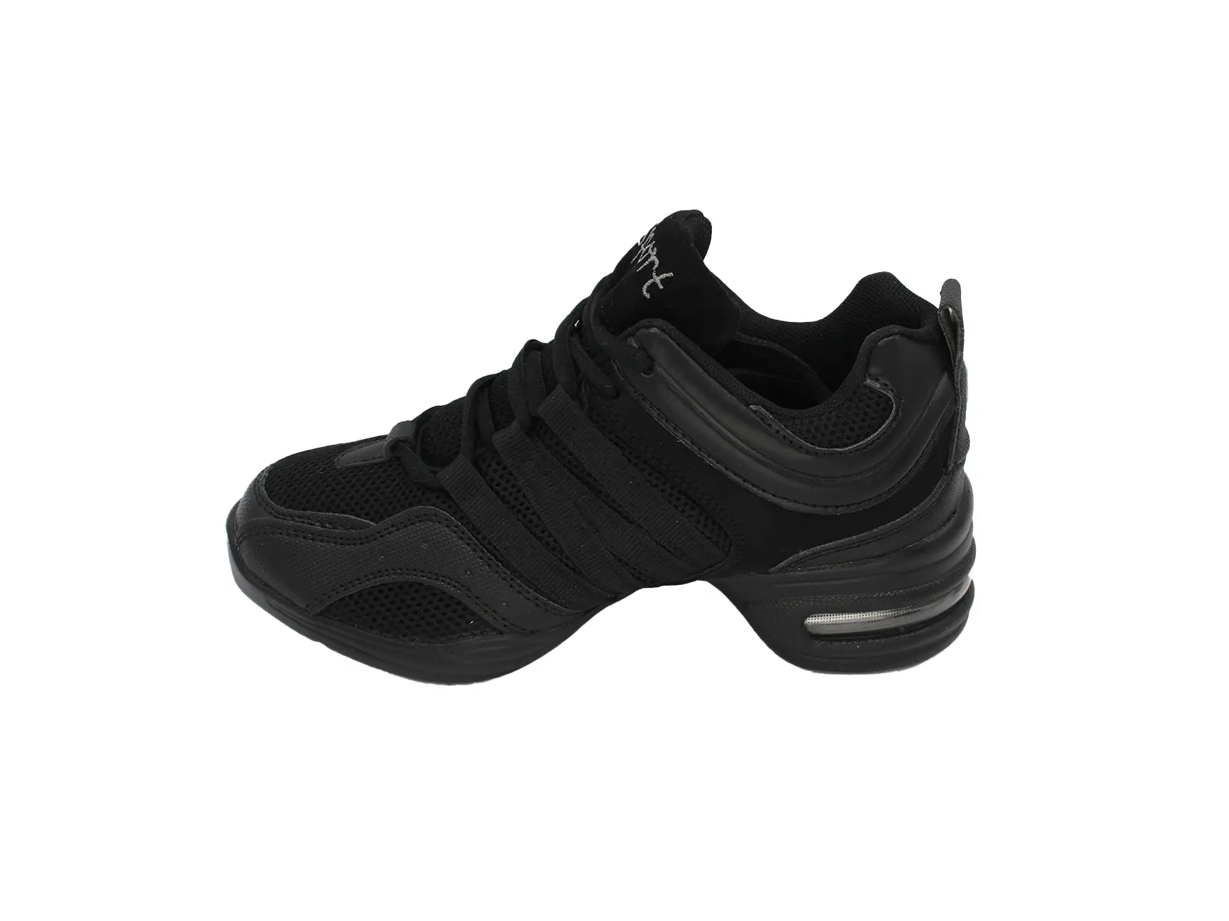 Jazz Shoes Lace up Sneakers Mesh Slip Thick Soled Jazz Dance Shoes Cushion Lady Girls Modern Breathable Air Cushion Split Sole HipHop Dance Athletic Walking Shoes with Arch Support