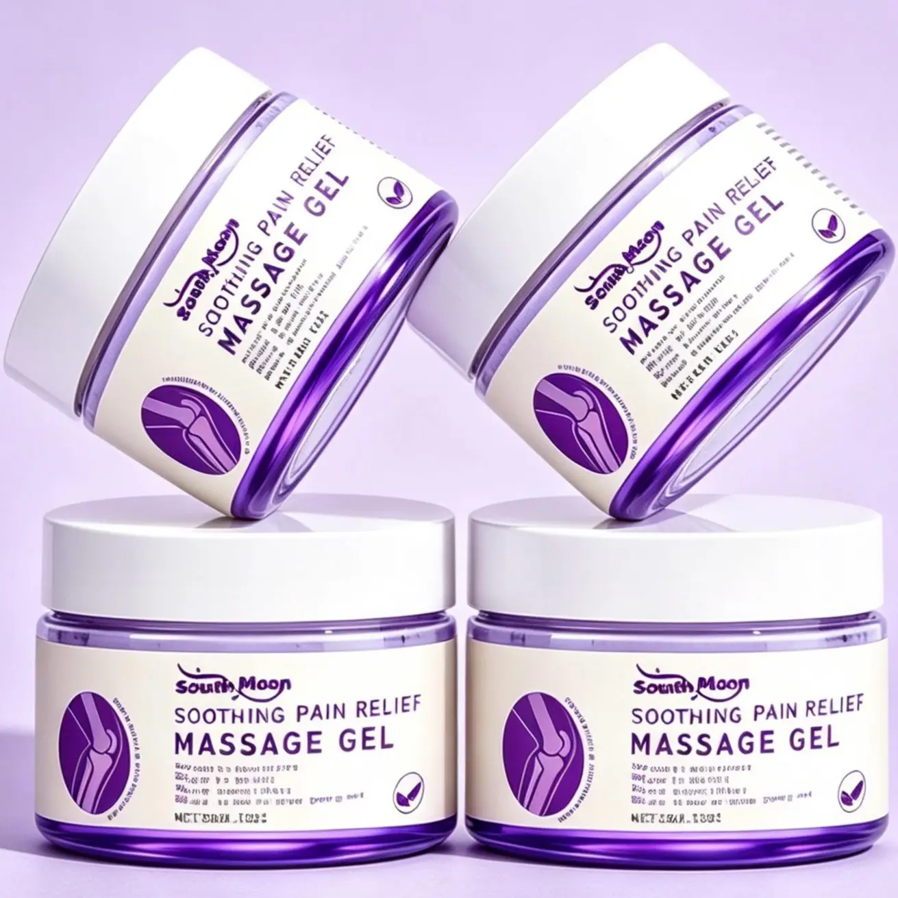 [Buy 2 Get 2   South Moon Joint Care Gel - Natural Wormwood Leaf & Ginger Formula, Health & Wellness Therapy for Knee & Waist Pain Relief, Deep Comfort Massage Cream Gel Solution Therapeutic