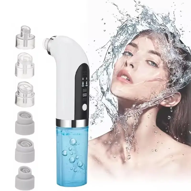 Facial Cleansing Electric Mini Bubble Water Circulation Acne Pore Vacuum Blackhead Remover, Blackhead Removal, Beauty Products for Skin Care