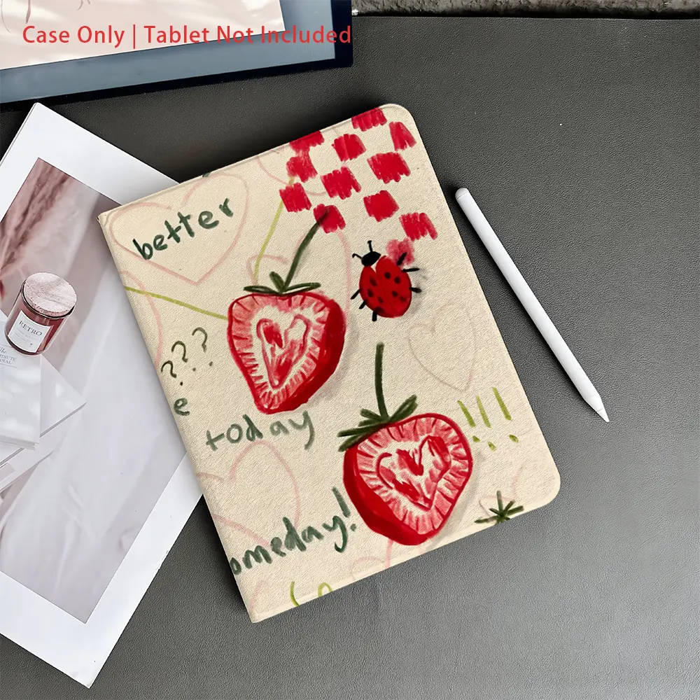 A Tablet Case with Pen Holder, Book-style Tablet Cover, Ipad Accessories, compatible with iPad Pro11/iPad (8th Gen)/iPad Air 4/5/iPad 10th Generation/iPad Air 13(M3 2025)/iPad Air 11(M3 2025)/iPad 11(A16 2025)