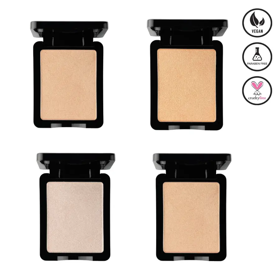 Armaf Beauté What a Glow Highlighter for a Luminous, Radiant Finish and Ultimate Glowup - Full Coverage for Adults in Topaz, Amber, Rhodolite, Rose Quartz