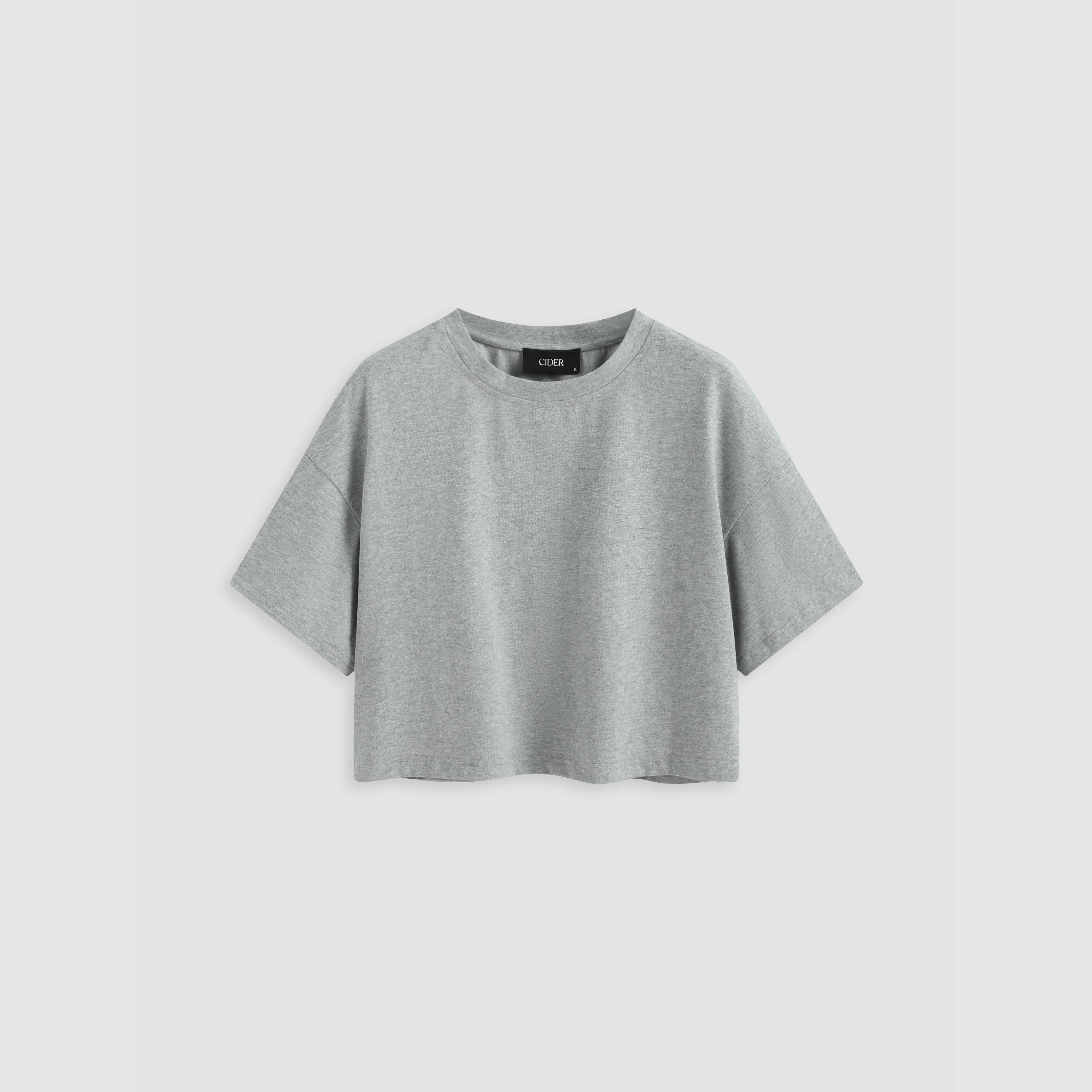 Cider Round Neckline Oversized Crop Top SummerWins SummerFinds