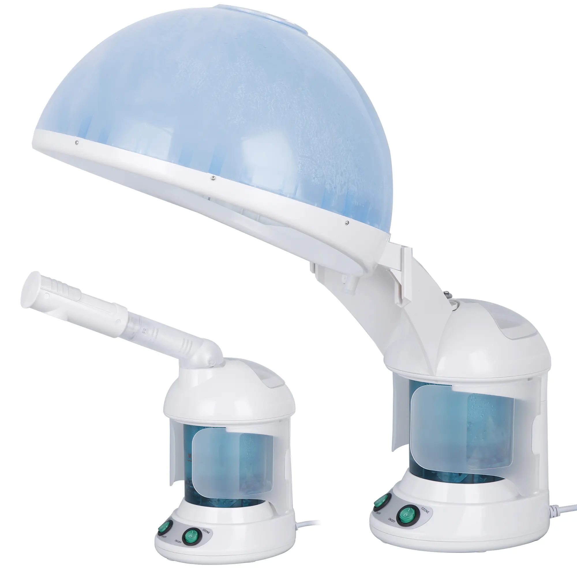 Zeny 3-in-1 Facial & Hair Steamer, Personal Spa with Hot Mist, Ionic Ozone & UV for Skin Care, Scalp Soothing and Aromatherapy with Essential Oils