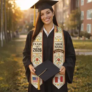 Graduation Stole 2026, Custom Graduation Sash