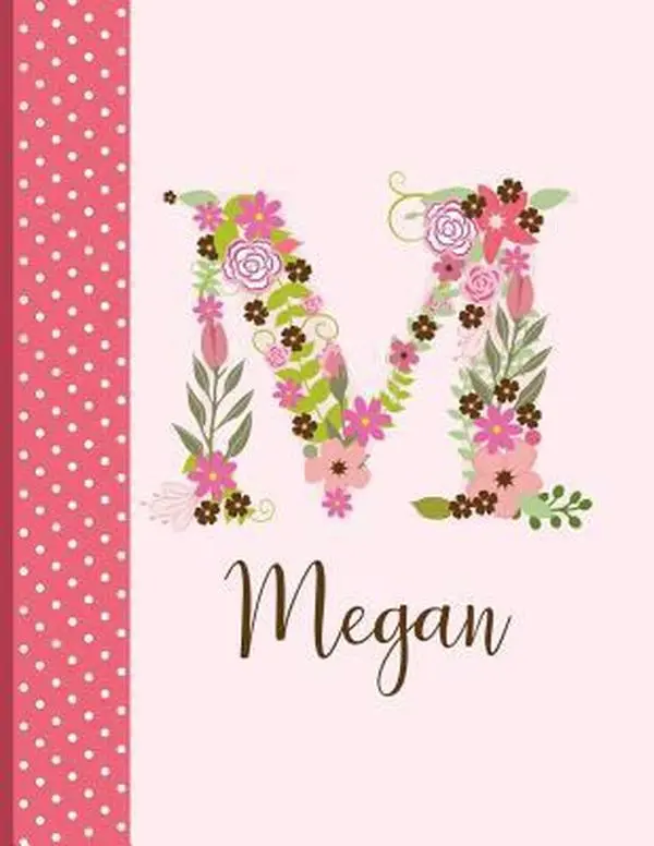 USED-Megan: Personalized Writing Journal / Notebook for Women and Girls, Floral Monogram Initials Names Notebook, Journals to Write in for Women, 110 Inspirational Quotes by Panda Studio (Paperback)