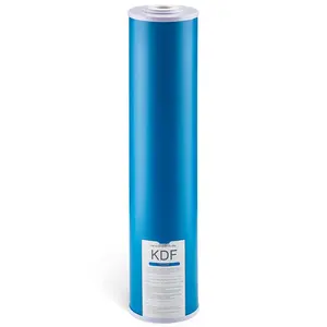 Whole House Water Filter Replacement Cartridge 4.5" x 20" For Home Plumbing System, KDF Media Filtration, Reduces Chlorine Taste And Odor, Sediment And Heavy Metal Particulates, Easy Install, Extended Lifespan