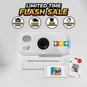 US FBT | Clearance Sale S9 Instant Print Camera  | US Warehouse 24h Delivery 32G Big Memory | 4X More Storage Than 8G Cameras 【KC】 | 32GB HD Digital Camera & Printer | Perfect Birthday Gift Printable Function Photo And Video Recording